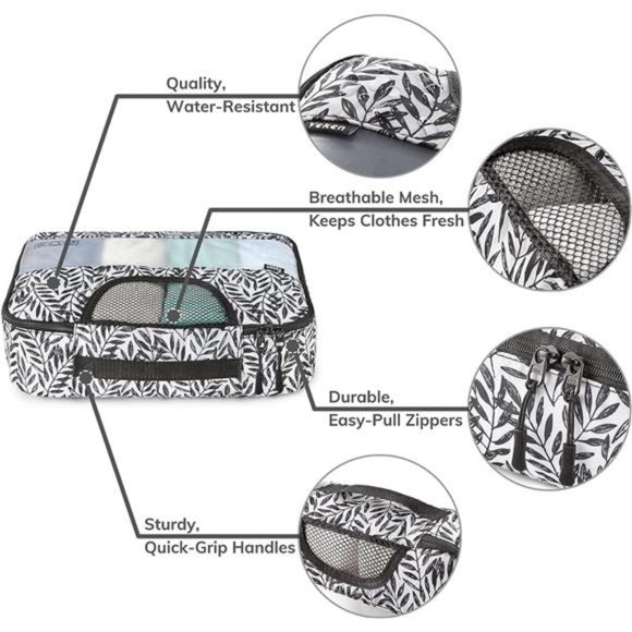 8Pcs Packing Cubes for Suitcases Organizer Bags Set for Travel Essentials Bags - Picture 5 of 7